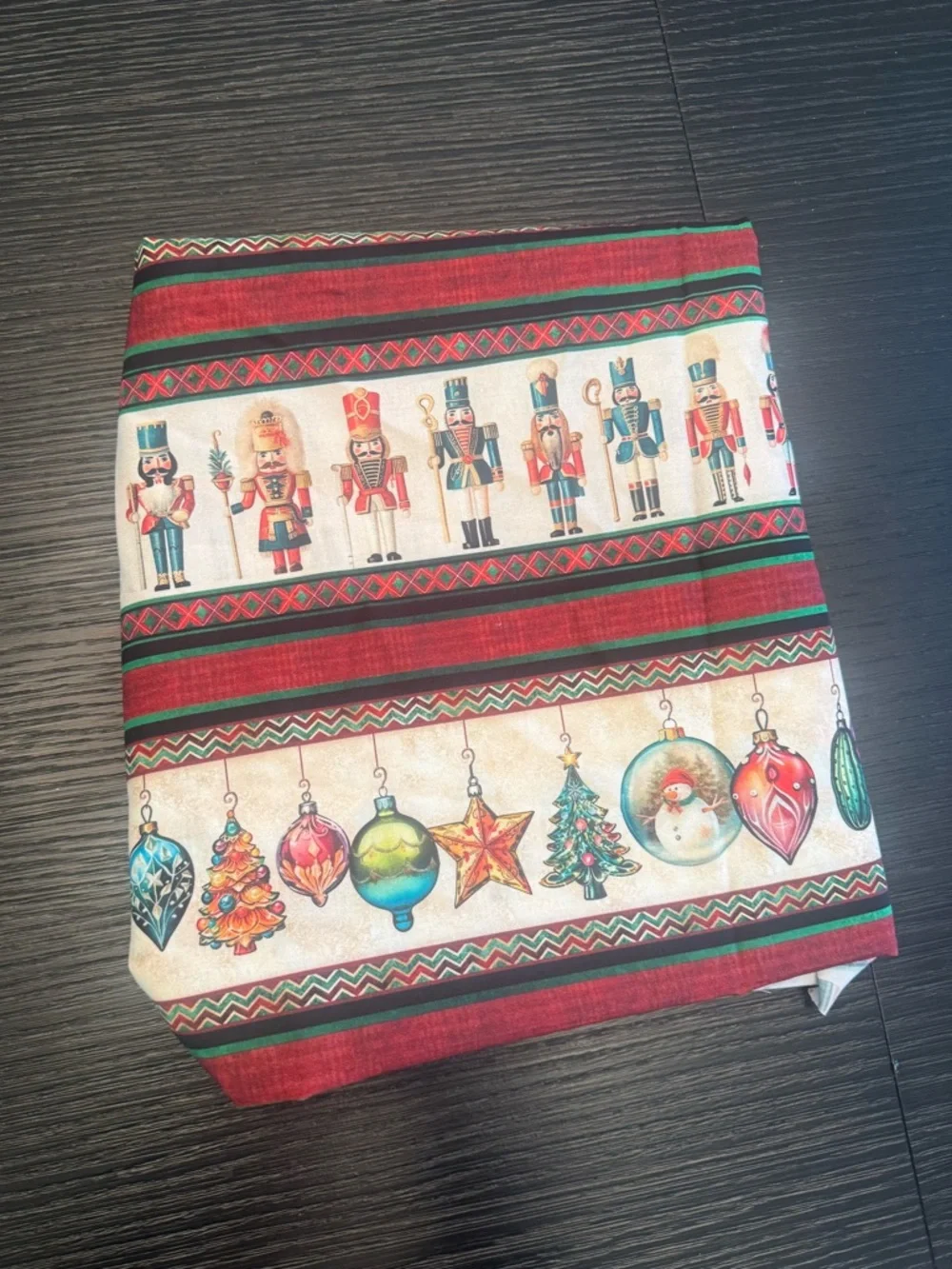 Christmas Holiday Fabric Crafting DIY Nutcrackers Ornaments Vintage Look Fabric